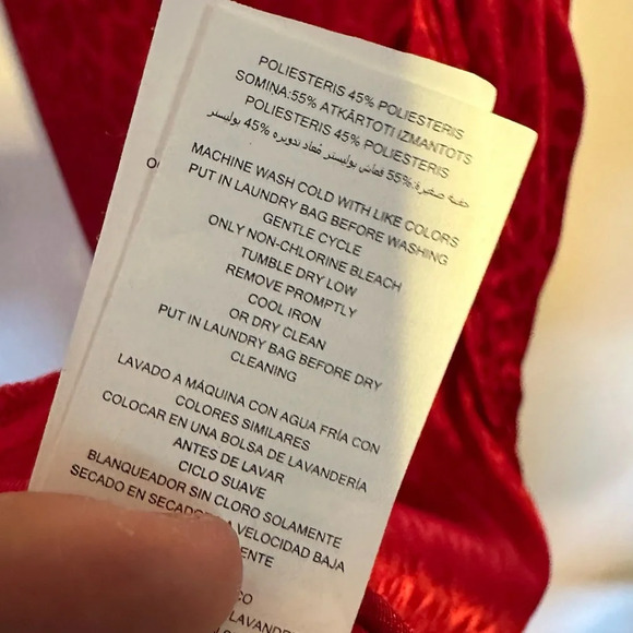 NWT MICHAEL Michael Kors Cheetah Jacquard Midi Wrap Dress Crimson XS - Picture 9 of 12